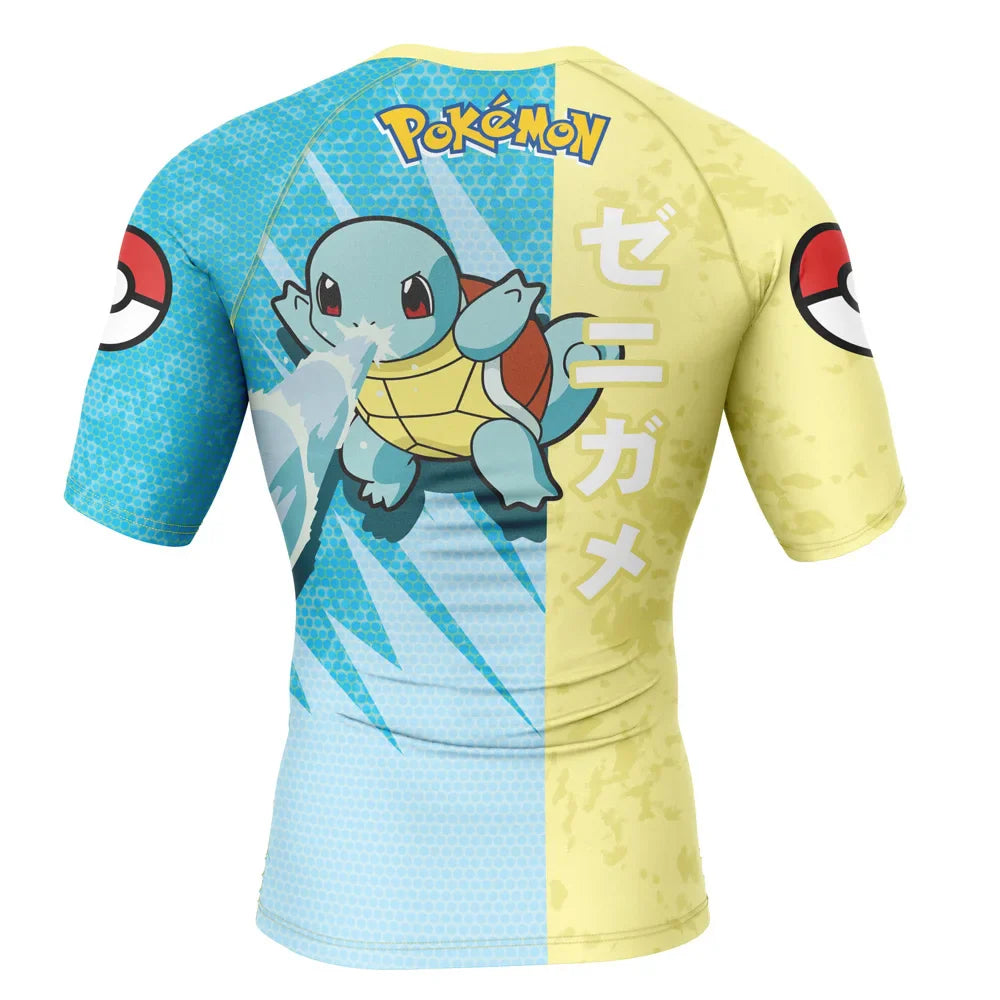 Pokemon 'Squirtle' Short Sleeve Compression Rashguard