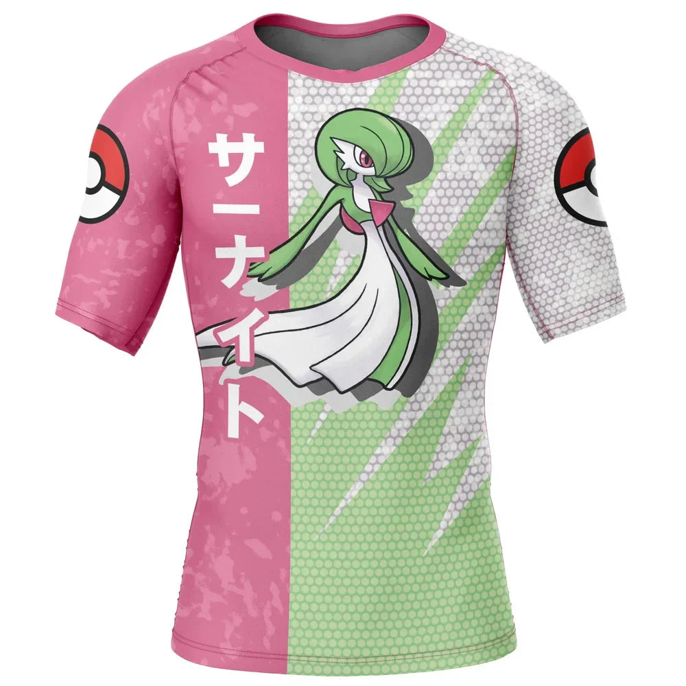 Pokemon 'Gardevoir' Short Sleeve Compression Rashguard