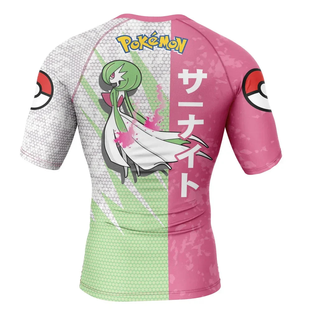 Pokemon 'Gardevoir' Short Sleeve Compression Rashguard