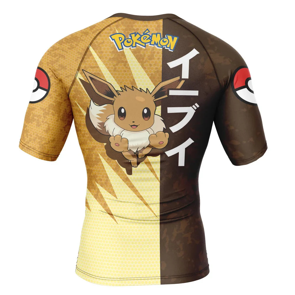 Pokemon 'Eevee' Short Sleeve Compression Rashguard