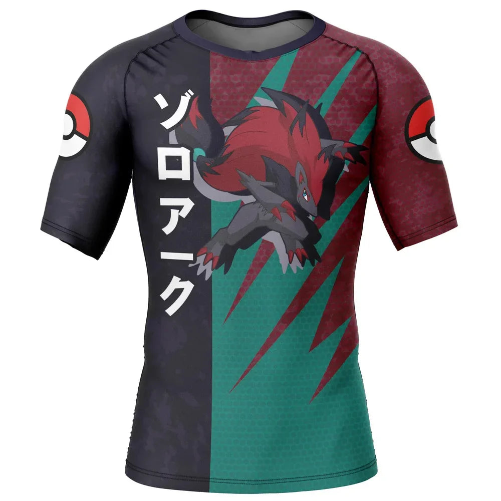 Pokemon 'Zoroark' Short Sleeve Compression Rashguard