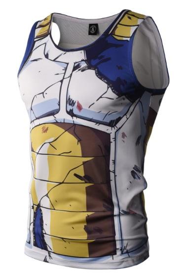 Battle Damaged Vegeta Cell Armor Dragon Ball Z Tank Top – HeroCompression