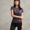 Black Panther Women's Compression Short Sleeve Rash Guard-RashGuardStore