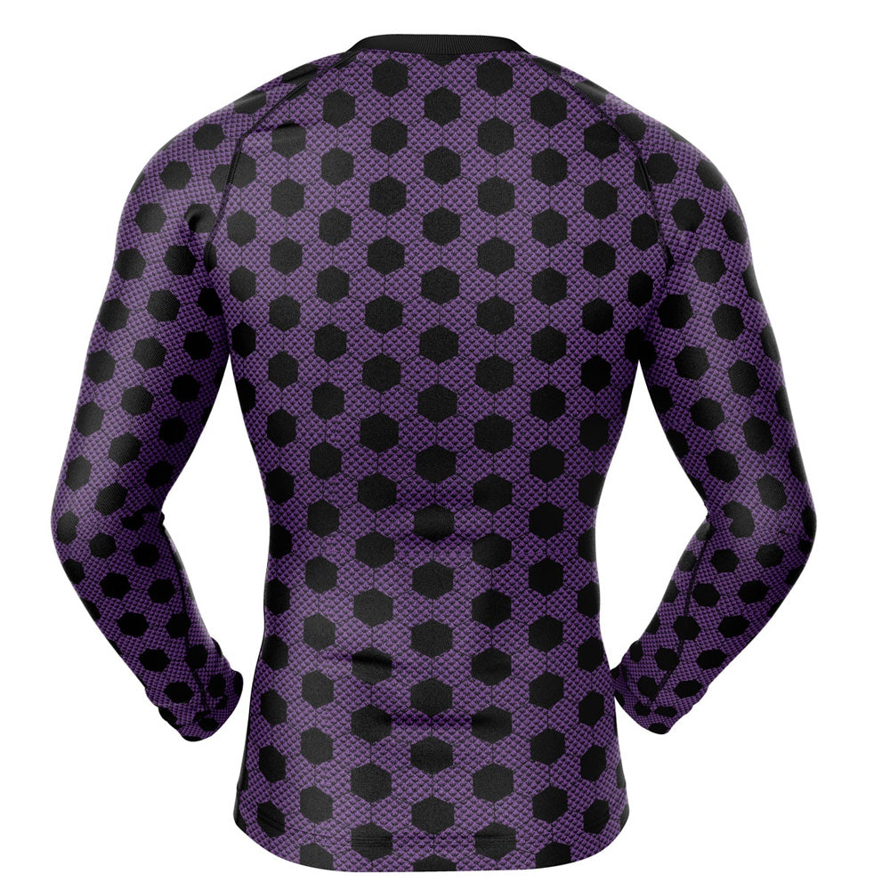 Demon Slayer 'Kokushibo Print' Long Sleeve Compression Rashguard