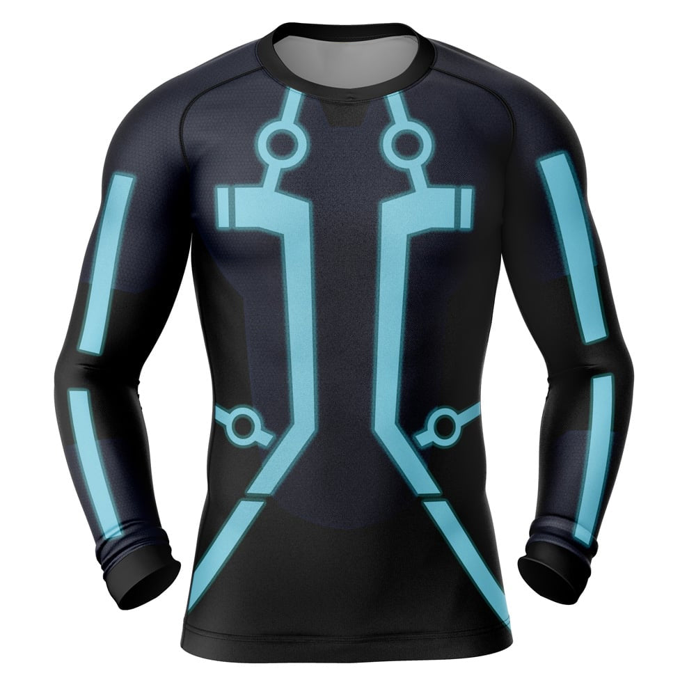 Kids Tron 'Finish the Game' Long Sleeve Compression Rashguard