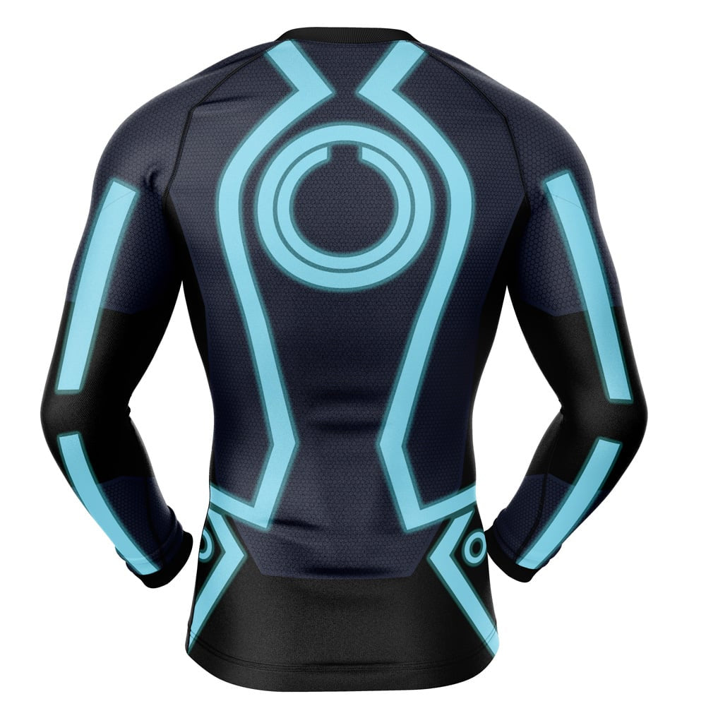 Kids Tron 'Finish the Game' Long Sleeve Compression Rashguard