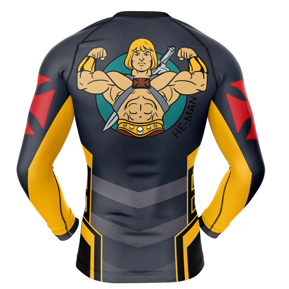 Kids Masters of the Universe 'He-Man| Comic' Long Sleeve Compression Rashguard