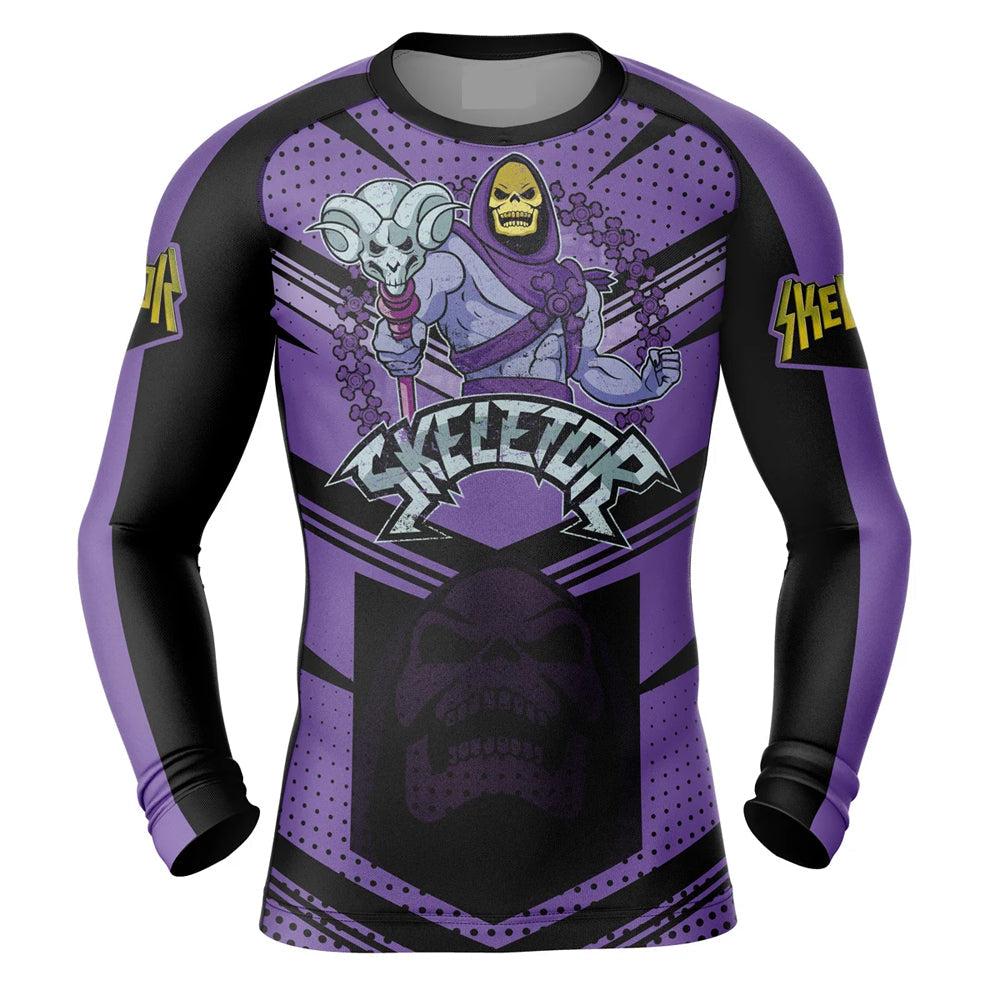 Masters of the Universe 'Skeletor| Comic' Long Sleeve Compression Rashguard