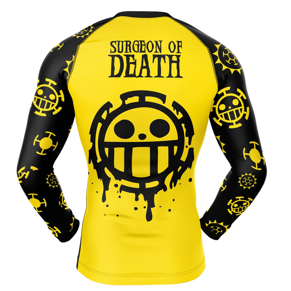 One Piece 'Trafalgar | Surgeon of Death' Long Sleeve Compression Rashguard