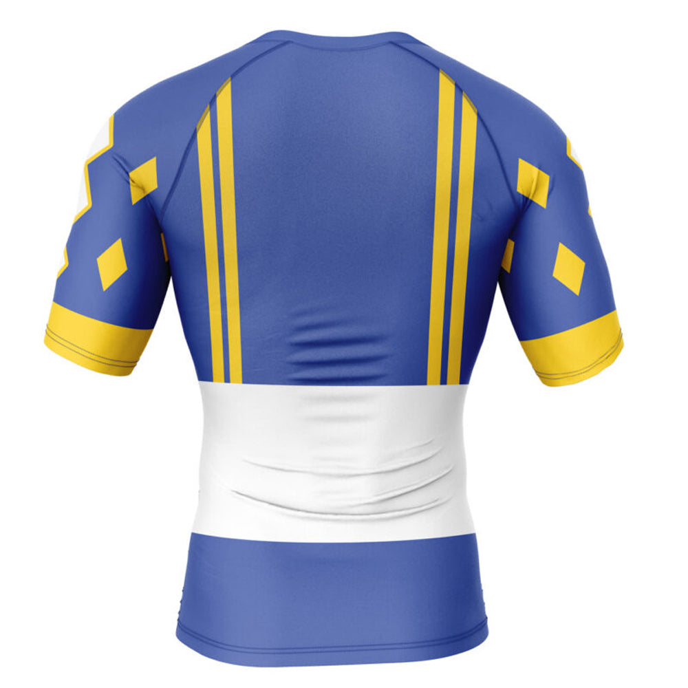 Power Rangers 'Blue Ranger | Wolf | Ninjetti' Short Sleeve Compression Rashguard