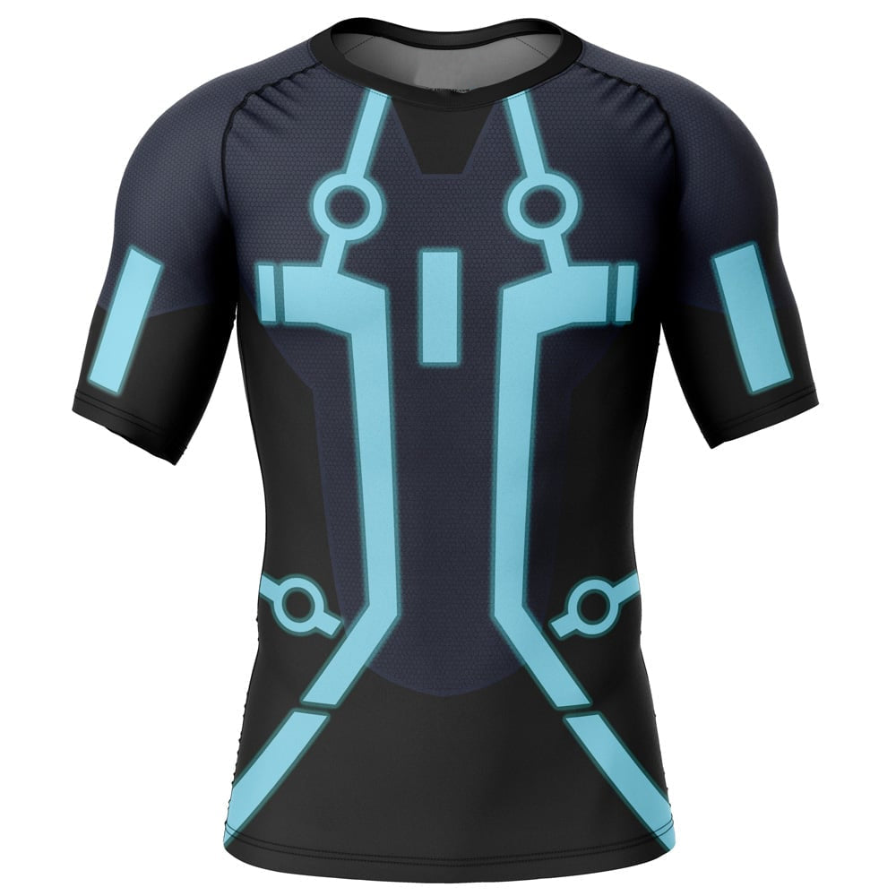 Kids Tron 'Finish the Game' Short Sleeve Compression Rashguard