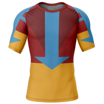 Kids Avatar 'Airbenders' Short Sleeve Compression Rashguard