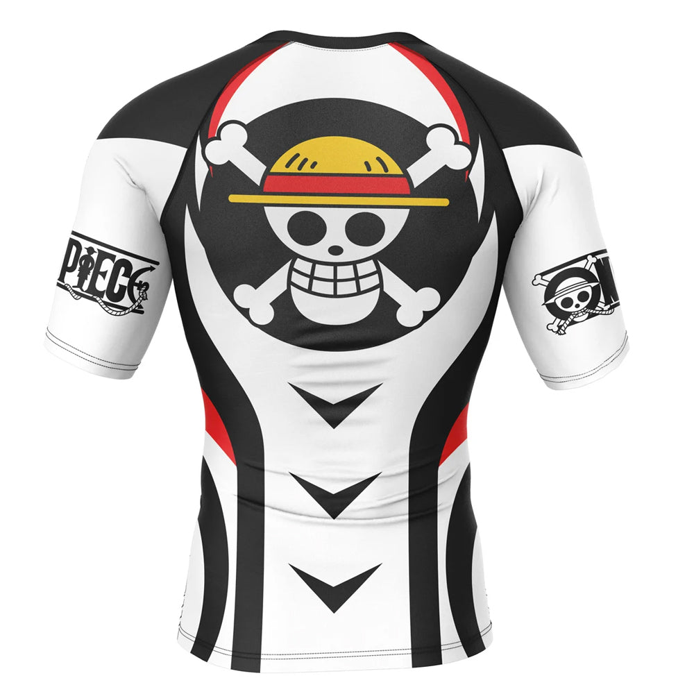 One Piece 'Straw Hat Crew' Short Sleeve Compression Rashguard