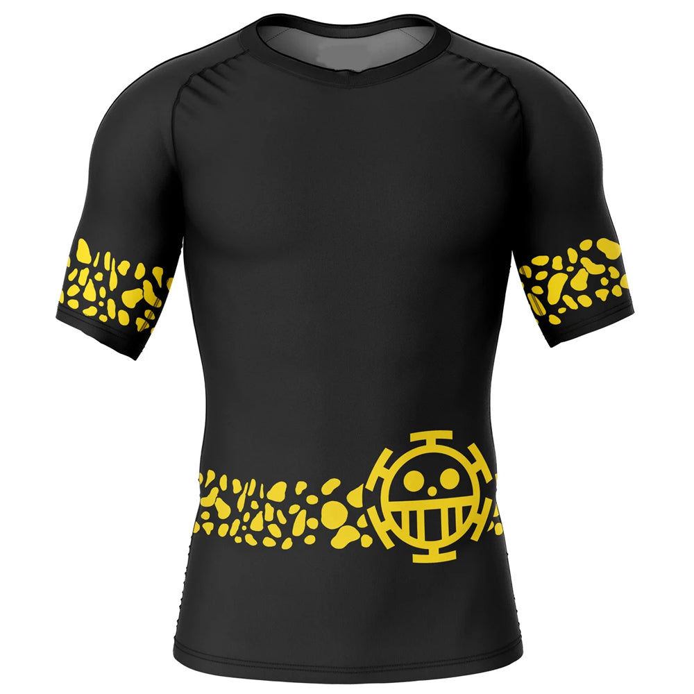 Kids One Piece 'Trafalgar' Short Sleeve Compression Rashguard