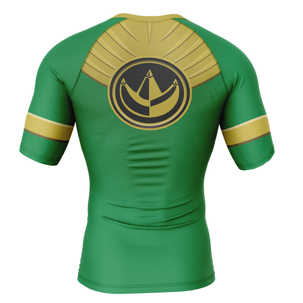 Power Rangers 'Green Ranger' Short Sleeve Compression Rashguard