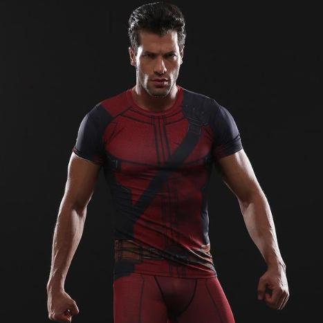 Deadpool Short Sleeve Compression Rashguard | RashGuardStore.com ...