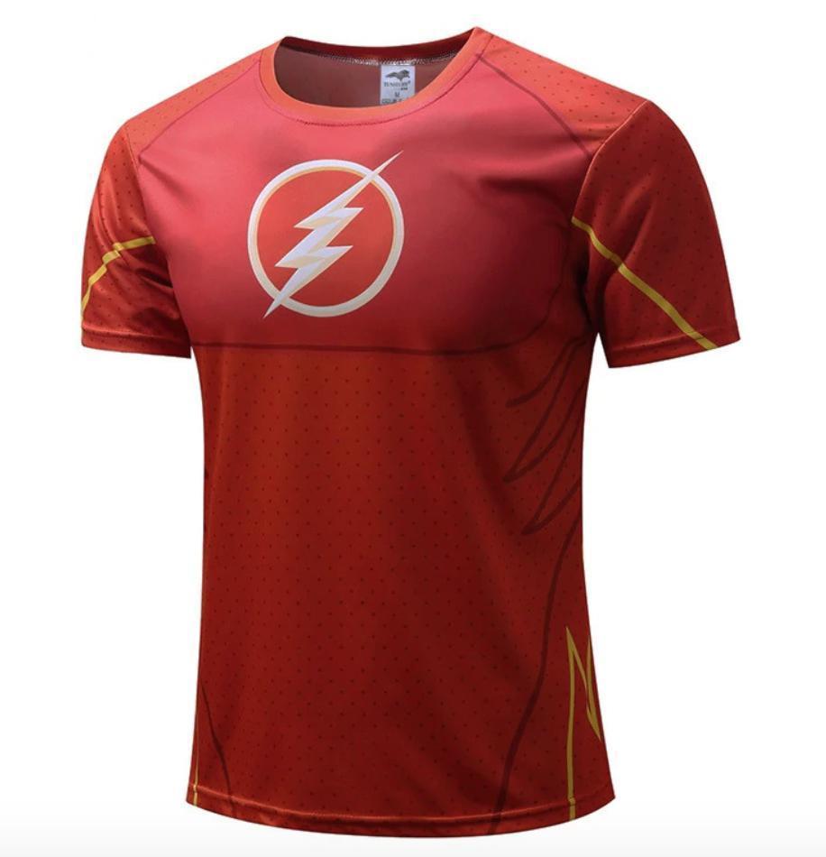 kids-the-flash-classic-short-sleeve-compression-rash-guard