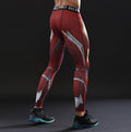 Men's Iron Man 'Nano Tech' Infinity War Compression Leggings Spats-RashGuardStore