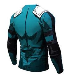 My Hero Academia 'Deku' Long Sleeve Premium Compression RashGuard ...
