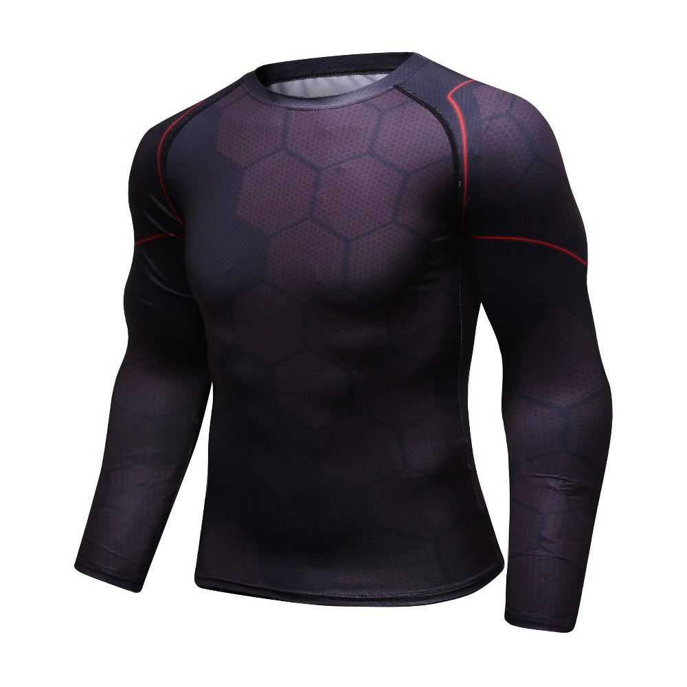 Iron Man Compression 'Avengers | Infinity War' Elite Iron Man Stark No Reactor Undersuit Long Sleeve Rashguard