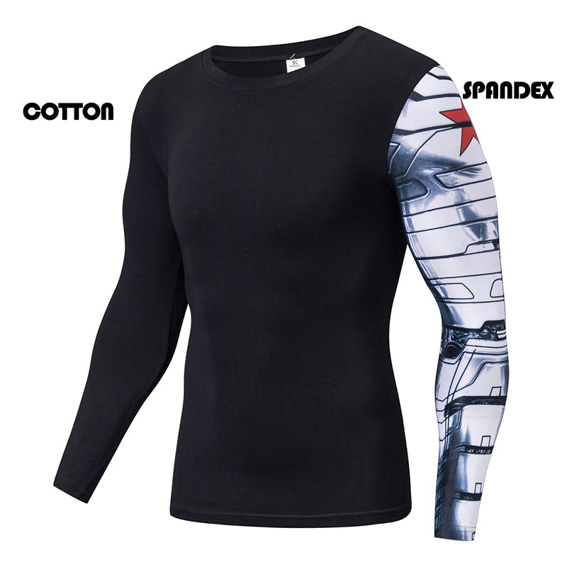 Winter Soldier Compression Long Sleeve Rashguard