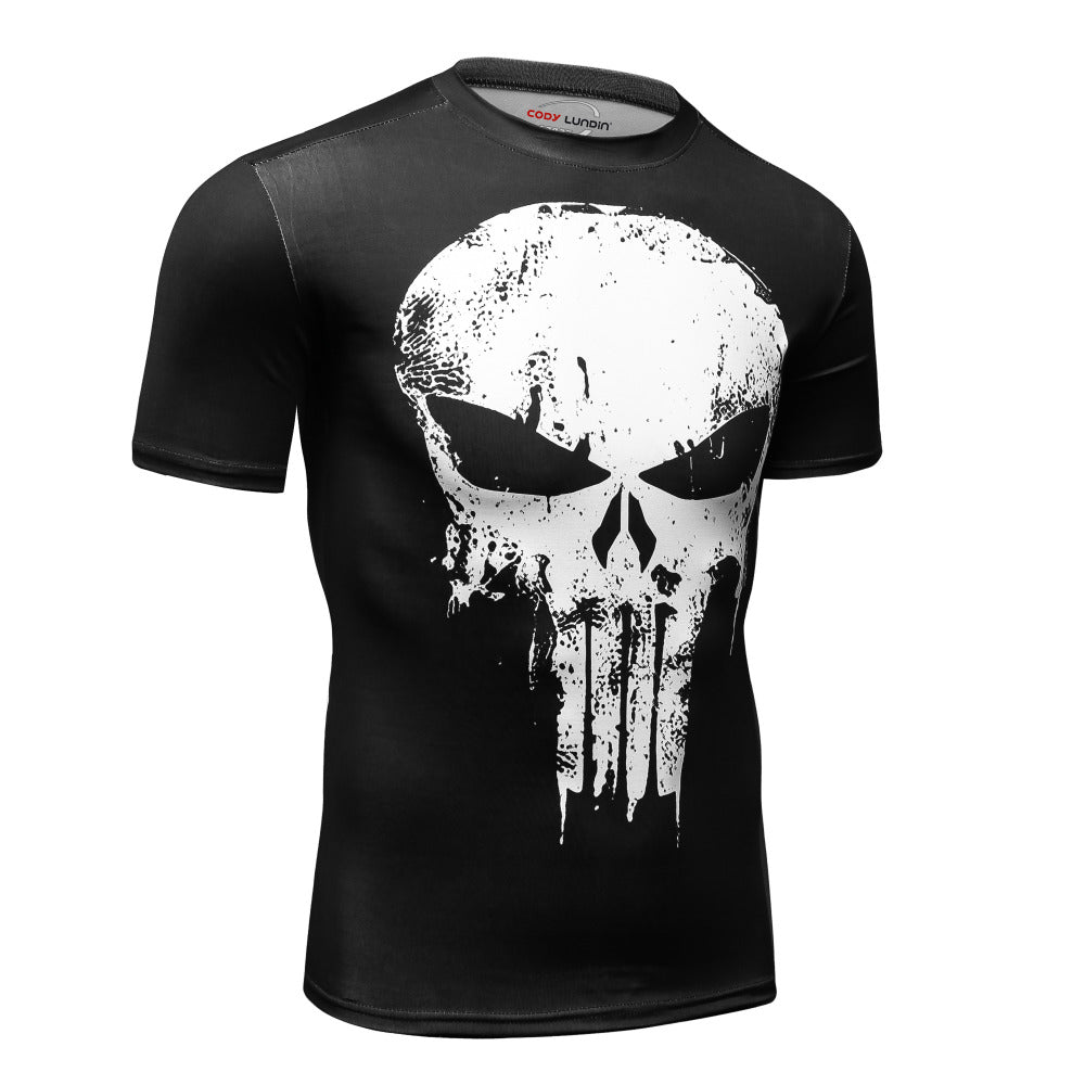 Punisher Compression Elite Short Sleeve Rashguard