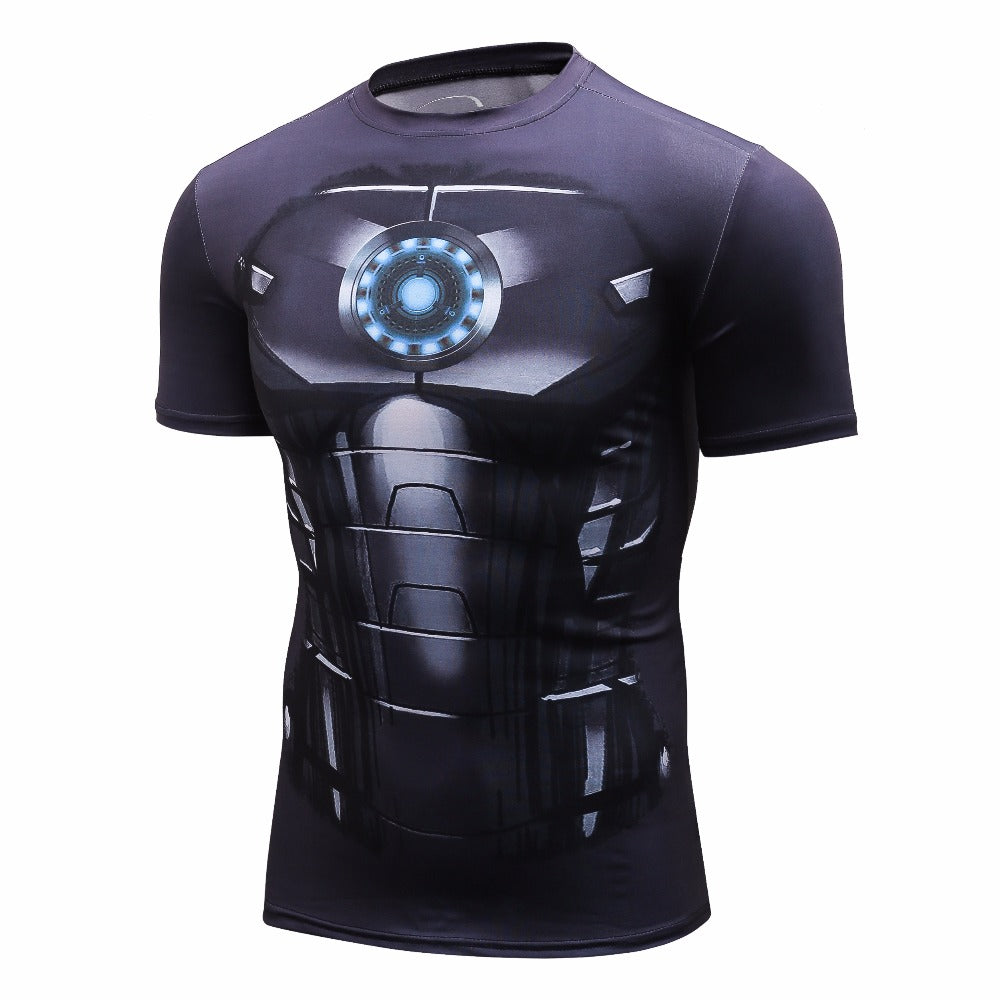 Iron Man Compression 'Iron Man 3 | Mark XVIII' Elite Short Sleeve Rashguard