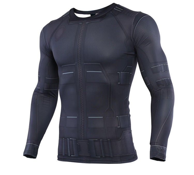 Spider Man Compression Far From Home 'Night Monkey' Long Sleeve Rashguard