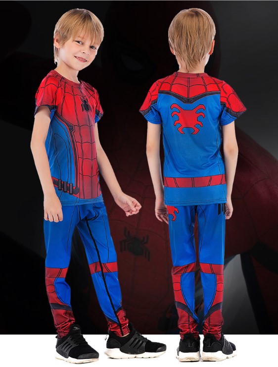 Kids Spider Manman Compression 'Classic' Rashguard Set