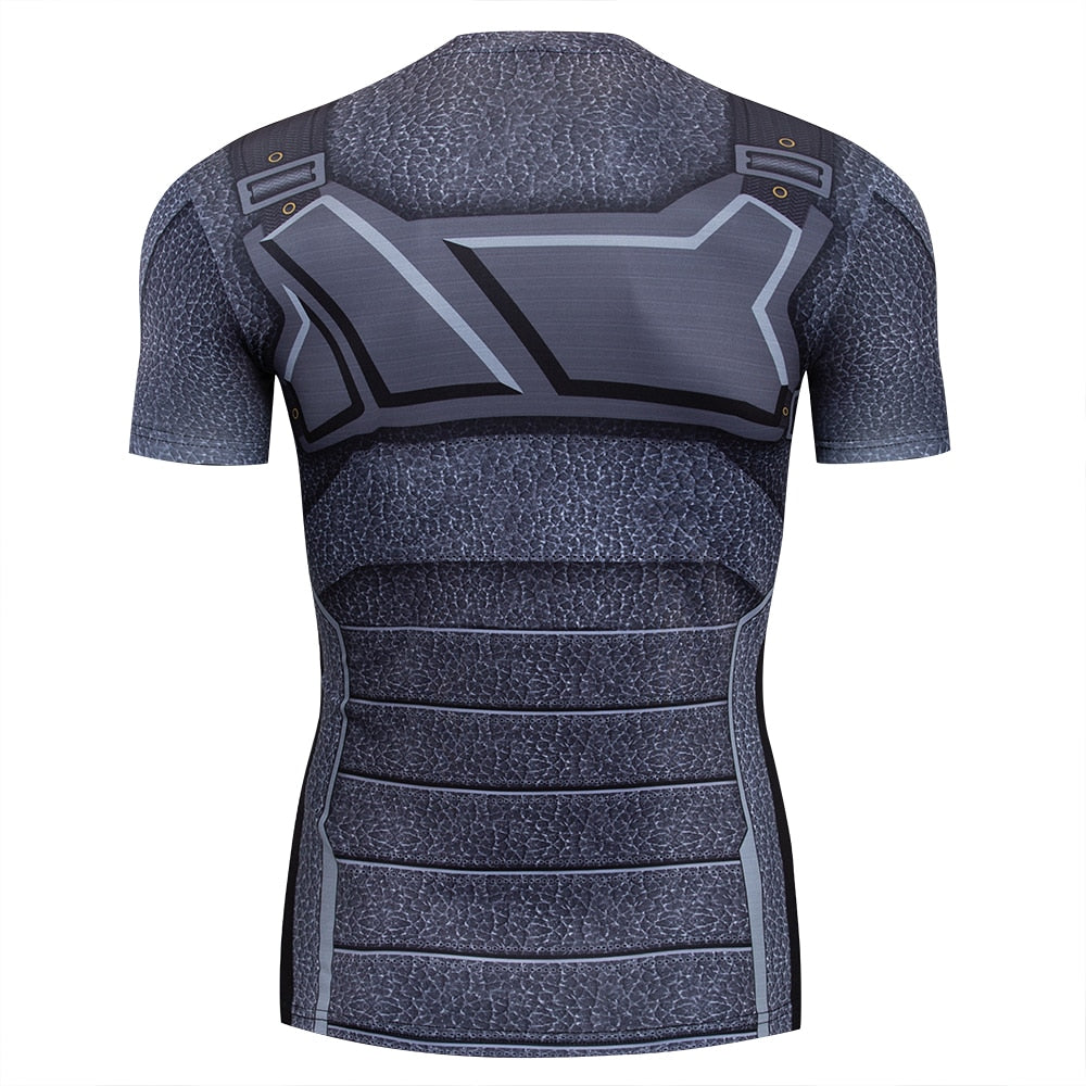 Winter Soldier Compression 'Bucky Barnes' Short Sleeve Rashguard