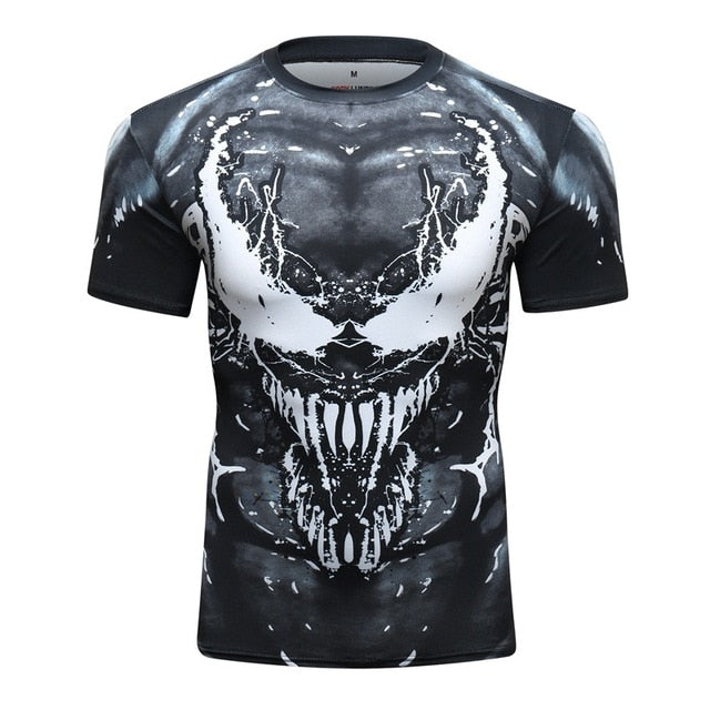 Venom Compression 'Sheer Carnage' Elite Short Sleeve Rashguard