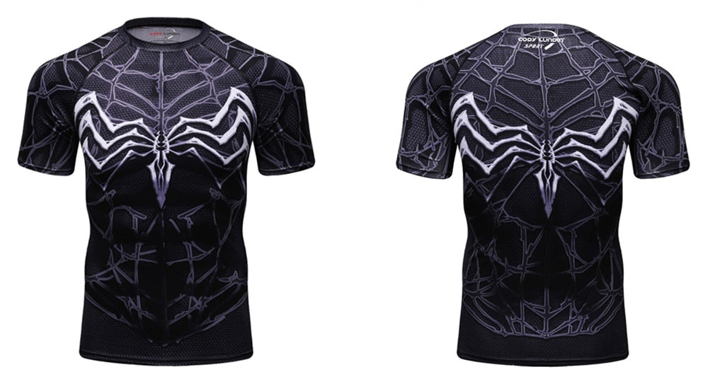 Venom Compression 'Of Symbiotes and Men' Elite Short Sleeve Rashguard