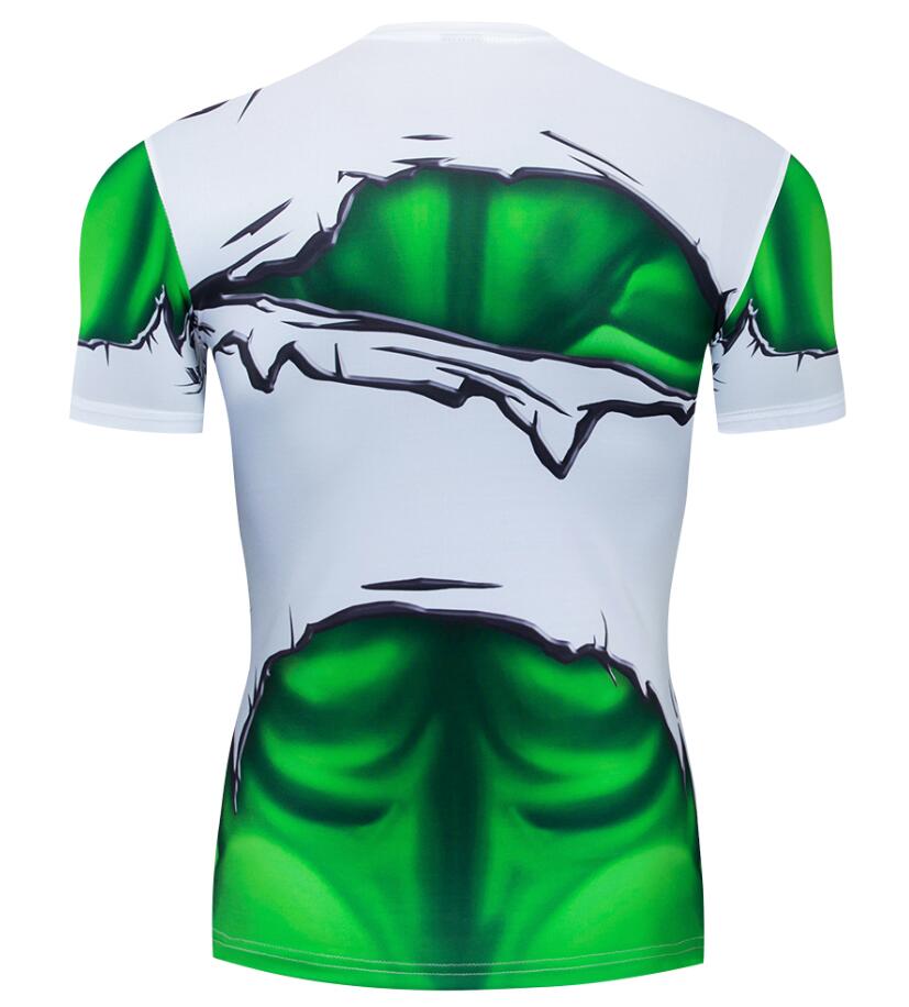 Hulk Compression "Torn" Short Sleeve Rashguard
