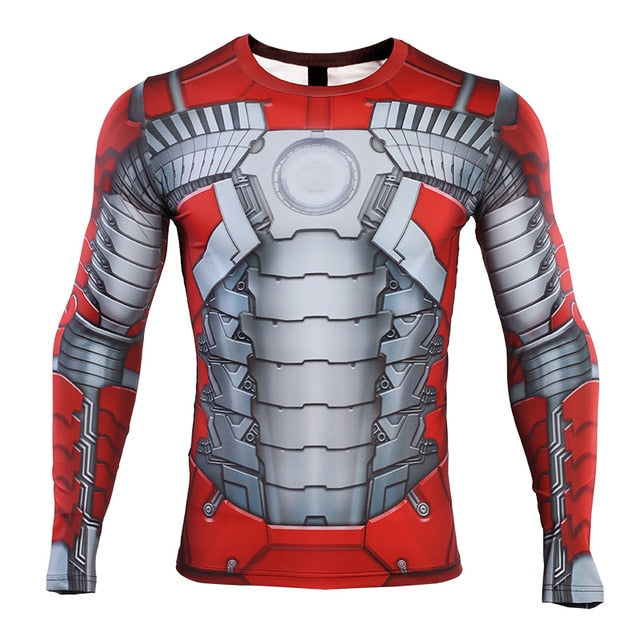 Iron Man Compression 'MK5' Premium Long Sleeve Rashguard