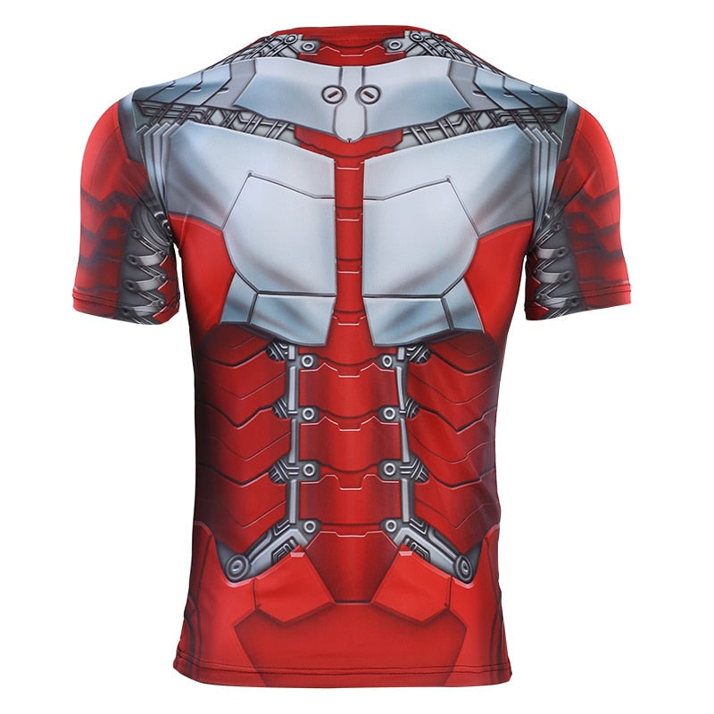 Iron Man Compression 'MK5' Premium Short Sleeve Rashguard