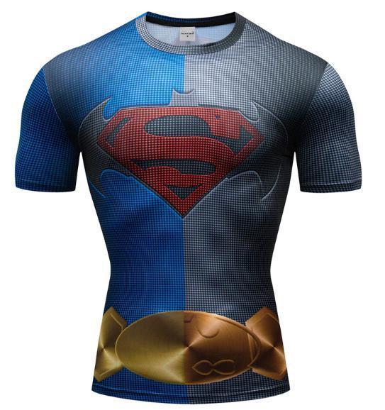 Batman 'Batman Vs Superman' Premium DriFit Short Sleeve Rash Guard