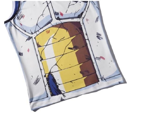 Battle Damaged Vegeta Cell Armor Dragon Ball Z Tank Top – HeroCompression