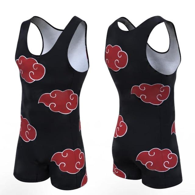 Débardeur Naruto Shippuden Akatsuki - Produit Officiel - Coupe Classique, 100% Coton - Pour Fans D'anime Et Style Streetwear