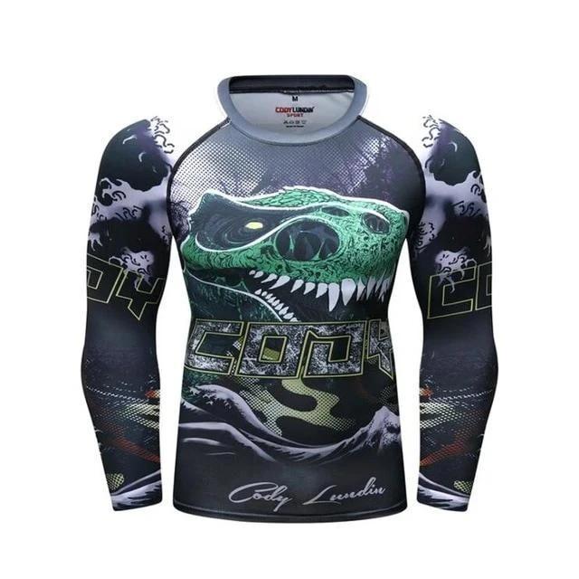 T Rex Compression Elite Long Sleeve Rashguard – HeroCompression