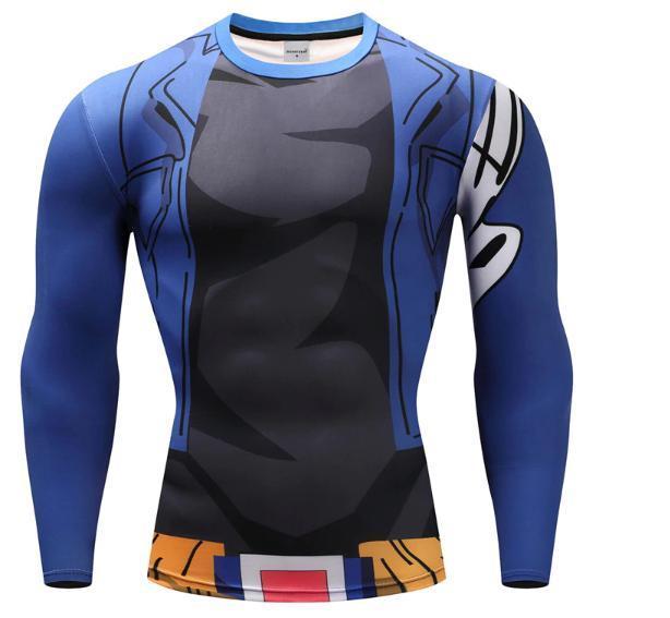 Trunks Long Sleeve Dragon Ball Z Compression Rash Guard —