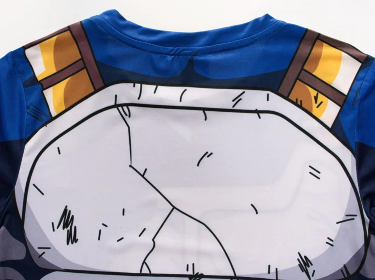 Vegeta Battle Damaged Armor Dragon Ball Z Compression Rash Guard ...