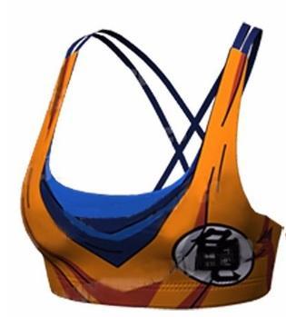 Dragon fashion ball sports bra