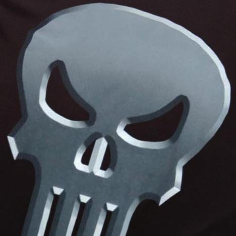 The Punisher 'Classic' Short Sleeve Compression Rashguard-RashGuardStore