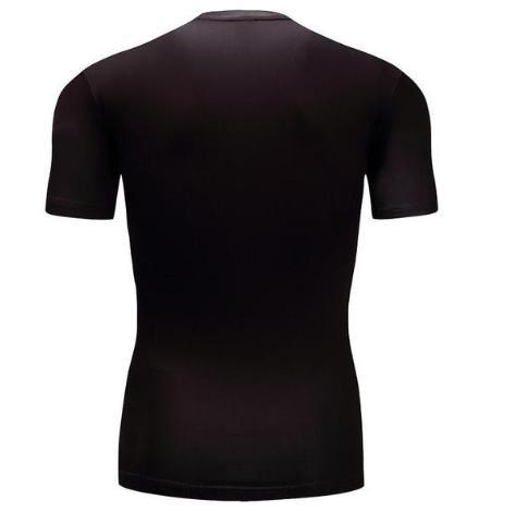 The Punisher 'Melting Blood Skull' Short Sleeve Compression Rashguard-RashGuardStore